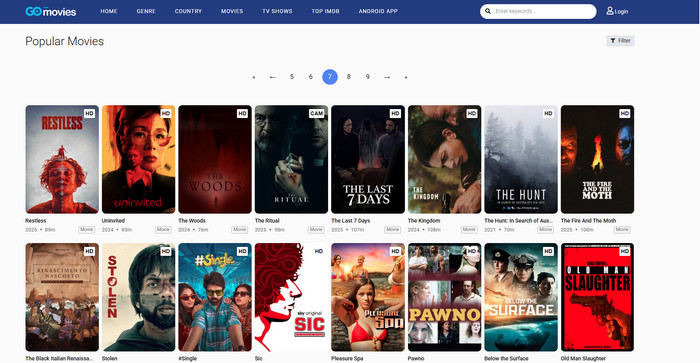 Soap2Day Alternative GoMovies
