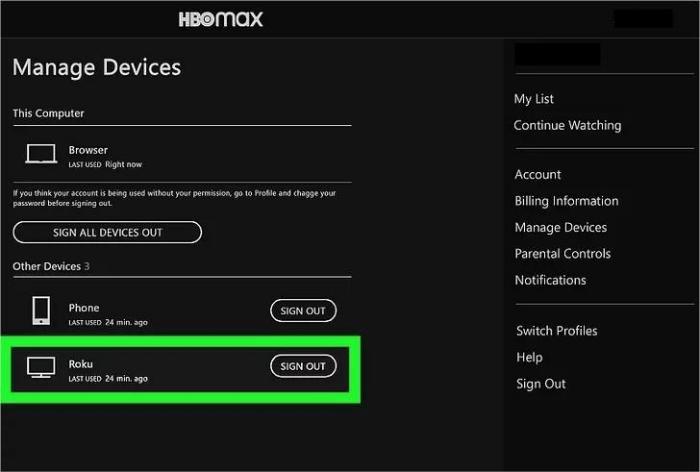 activate manage roku