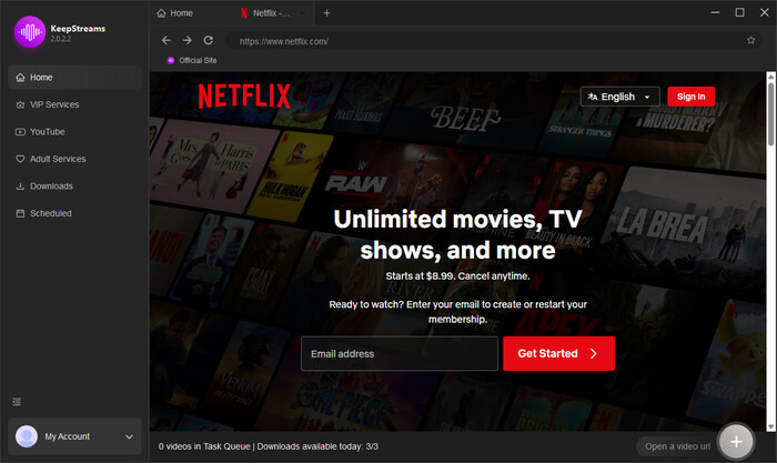 KeepStreams Netflix Downloader 2026