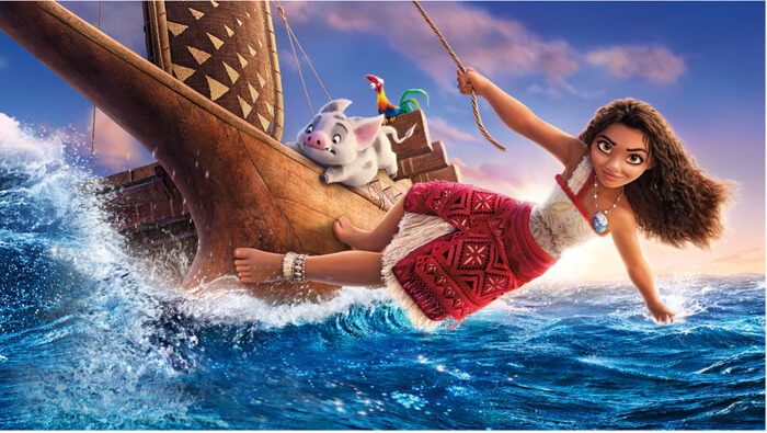 best 4k movies on disney plus: Moana
