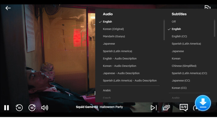 Download Netflix with multiple audio tracks