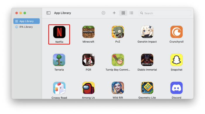 open netflix app on mac