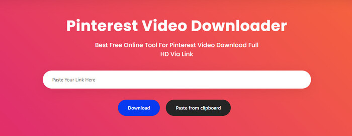 Pinvideo Pinterest video downloader