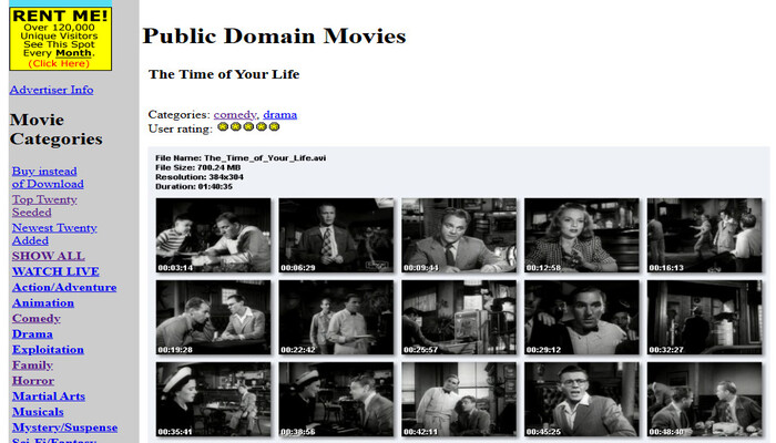 Public Domain Torrents