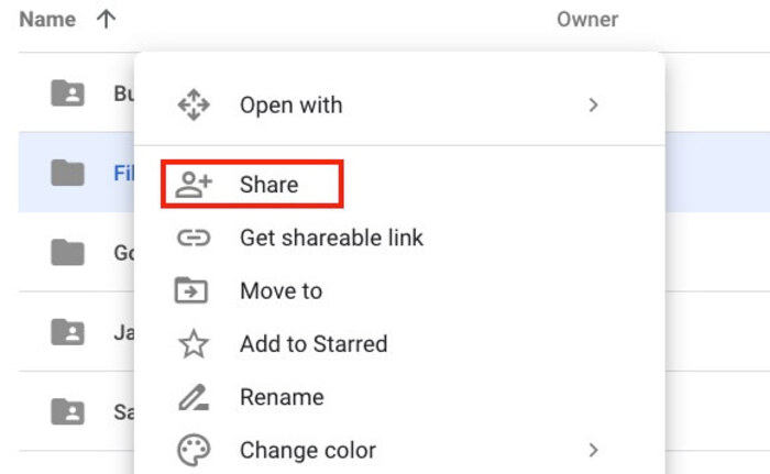 Share Netflix file on google drive