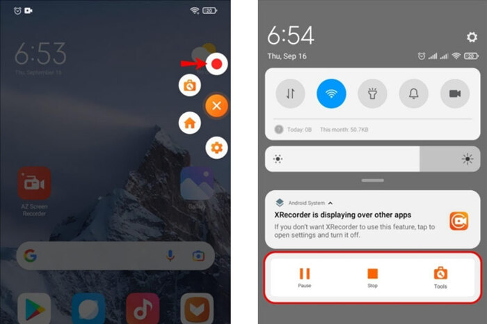 Finish recording YouTube videos with XRecorder