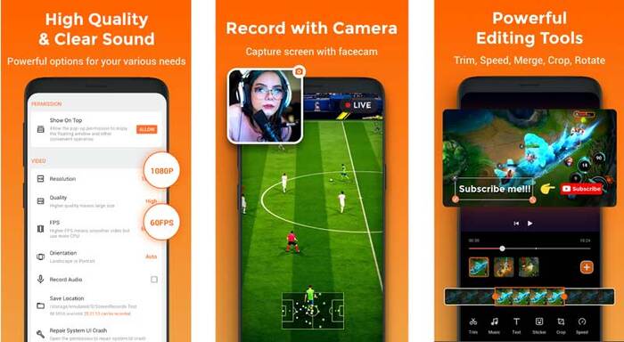 Record YouTube videos with XRecorder