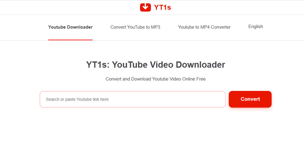 YT1S YouTube Video Downloader
